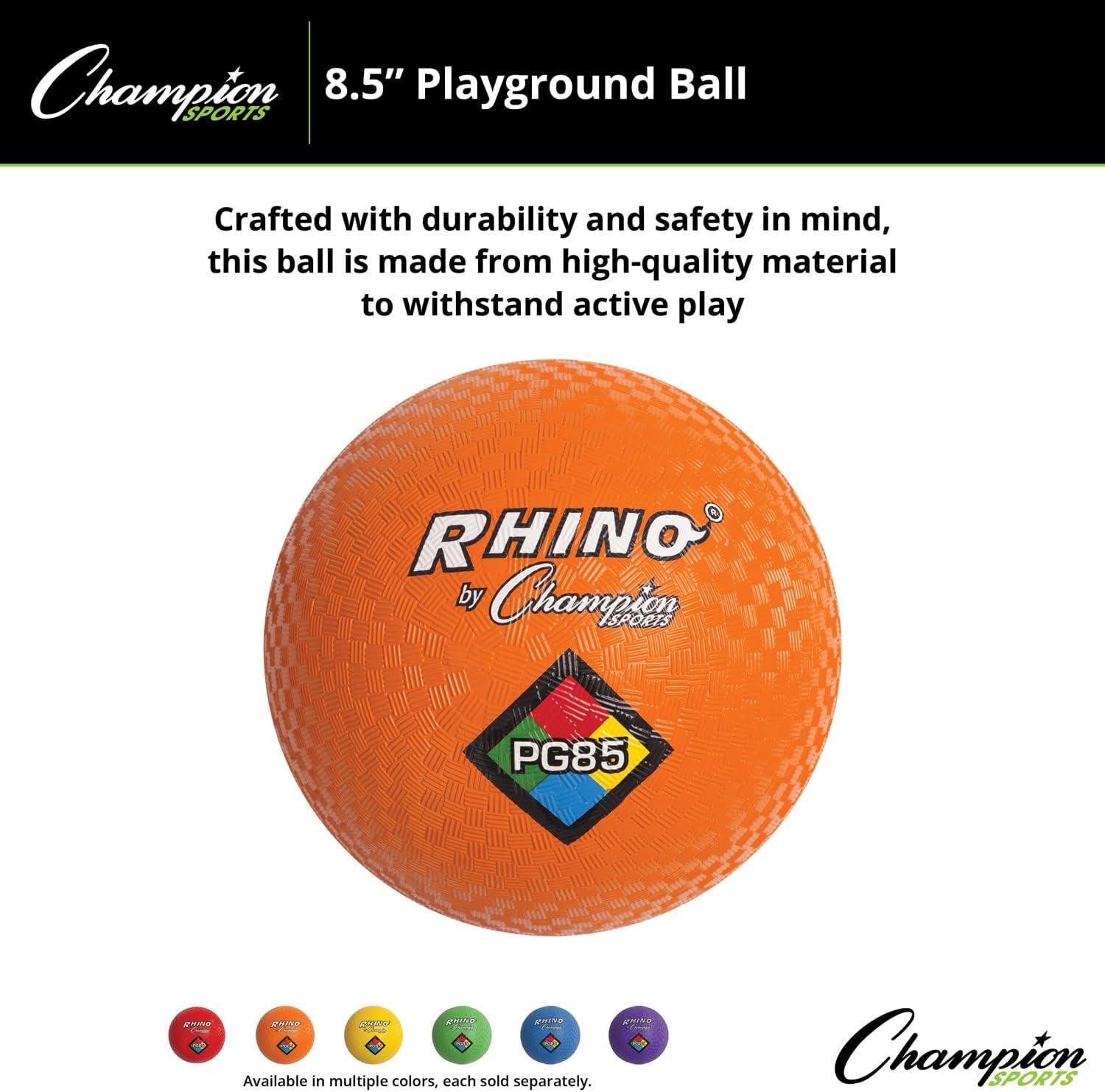image:imageChampion Sports Rhino Playground Balls 85D Two Ply Nylon Wound ORANGE