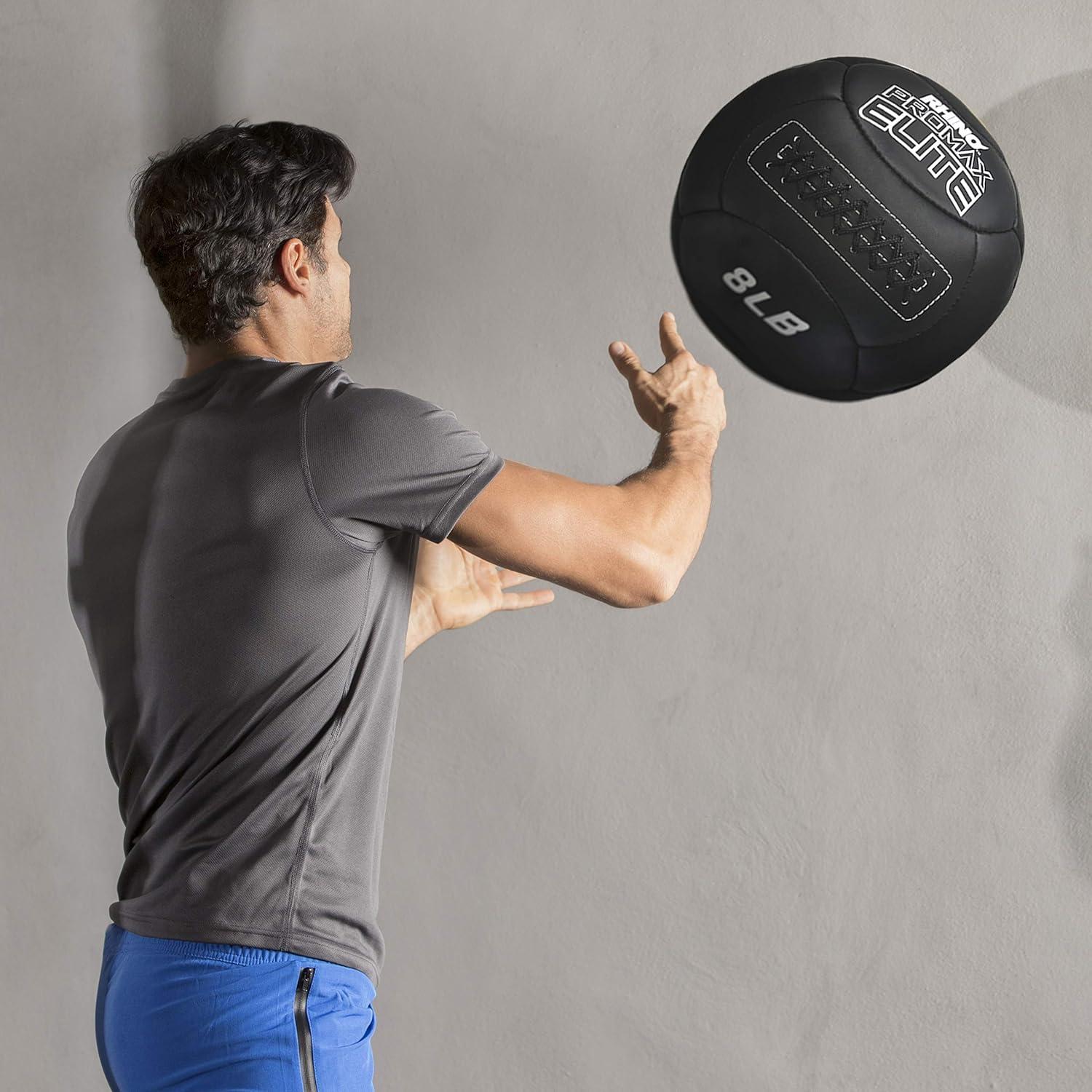 image:imageChampion Sports Rhino Promax Elite Slam Ball Soft Shell NonSlip Grip Multiple Weights Available 14 Diameter for Weightlifting Plyometrics Cross Training amp Home Gym FitnessPromax Elite