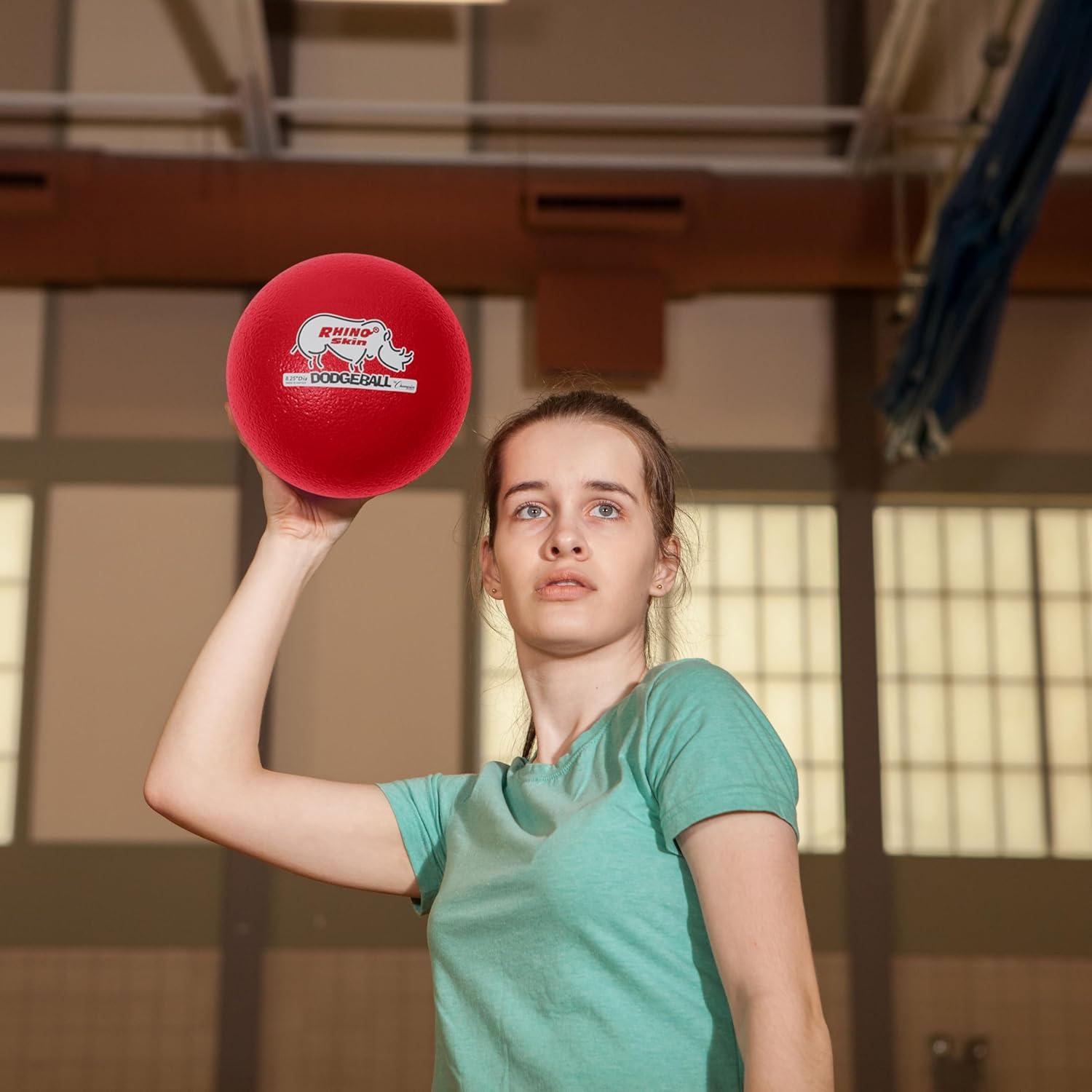 image:imageChampion Sports Rhino Skin Low Bounce Dodgeball Sets amp Singles for Playground PE Backyard amp League Games Team Sports Equipment for Youth amp AdultsAssorted