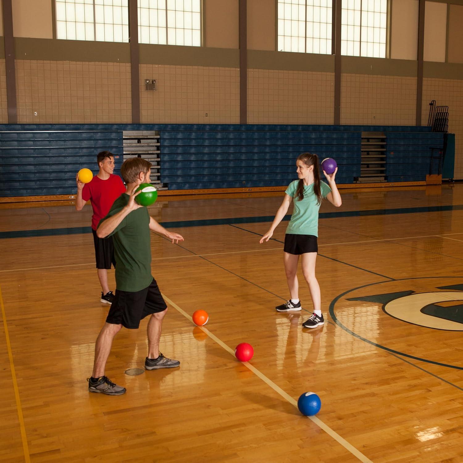 image:imageChampion Sports Rhino Skin Low Bounce Dodgeball Sets amp Singles for Playground PE Backyard amp League Games Team Sports Equipment for Youth amp AdultsAssorted