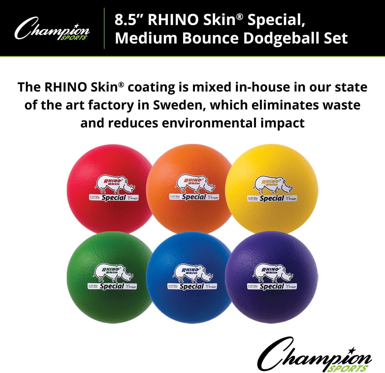 image:imageChampion Sports Rhino Skin Special Playground BallAssorted Set of 6
