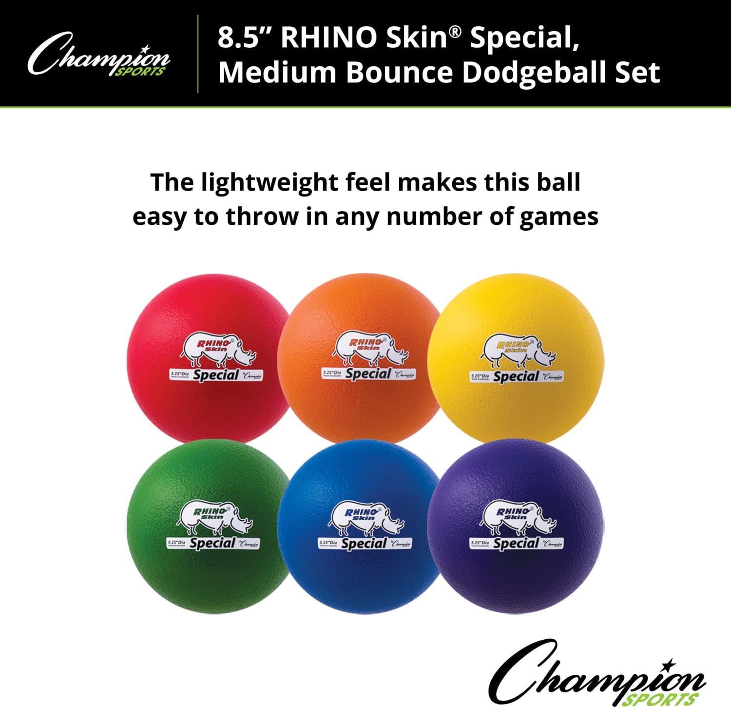 image:imageChampion Sports Rhino Skin Special Playground BallAssorted Set of 6