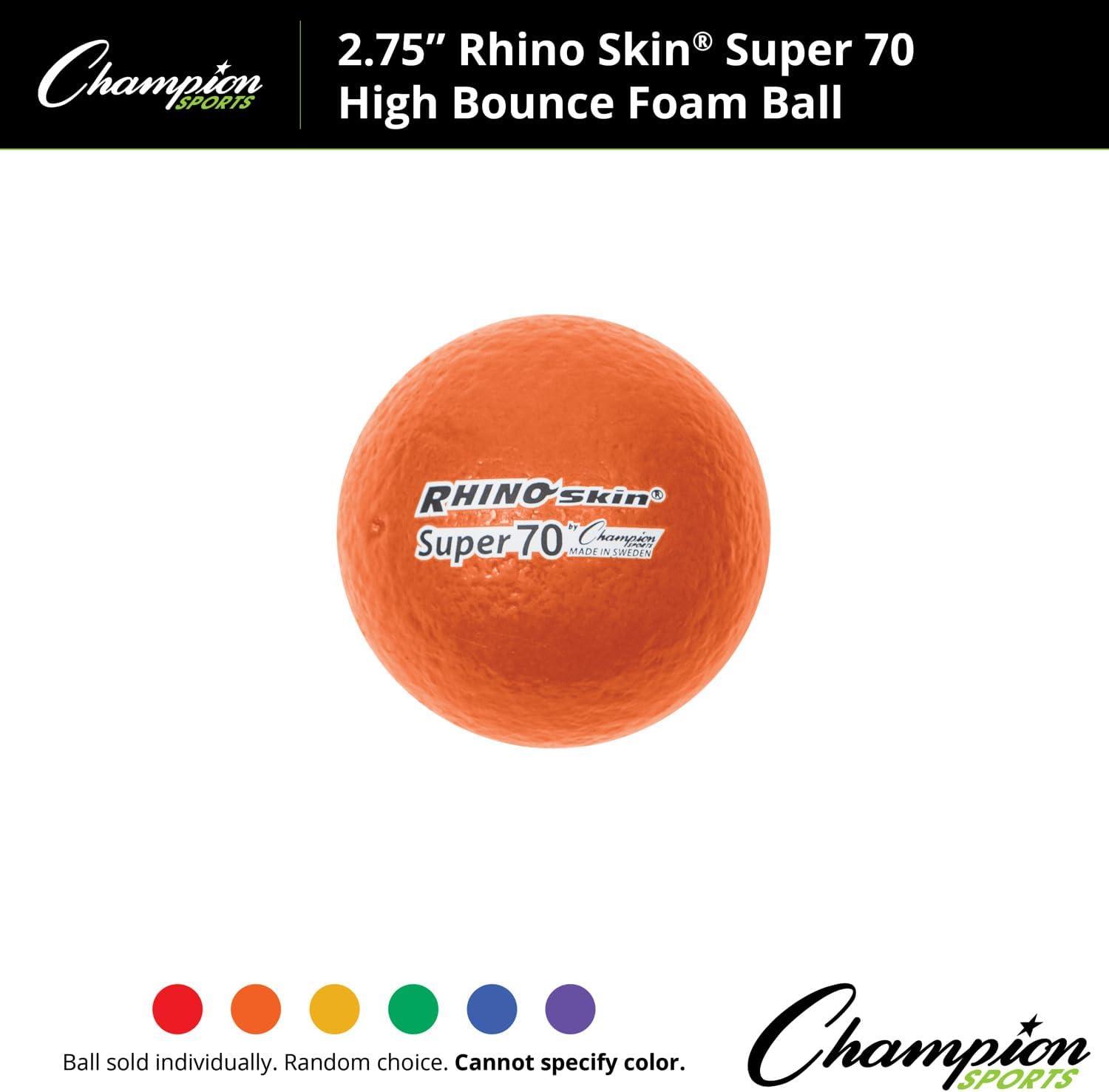 image:imageChampion Sports Rhino Skin Super High Bounce Playground BallsAssorted Colors