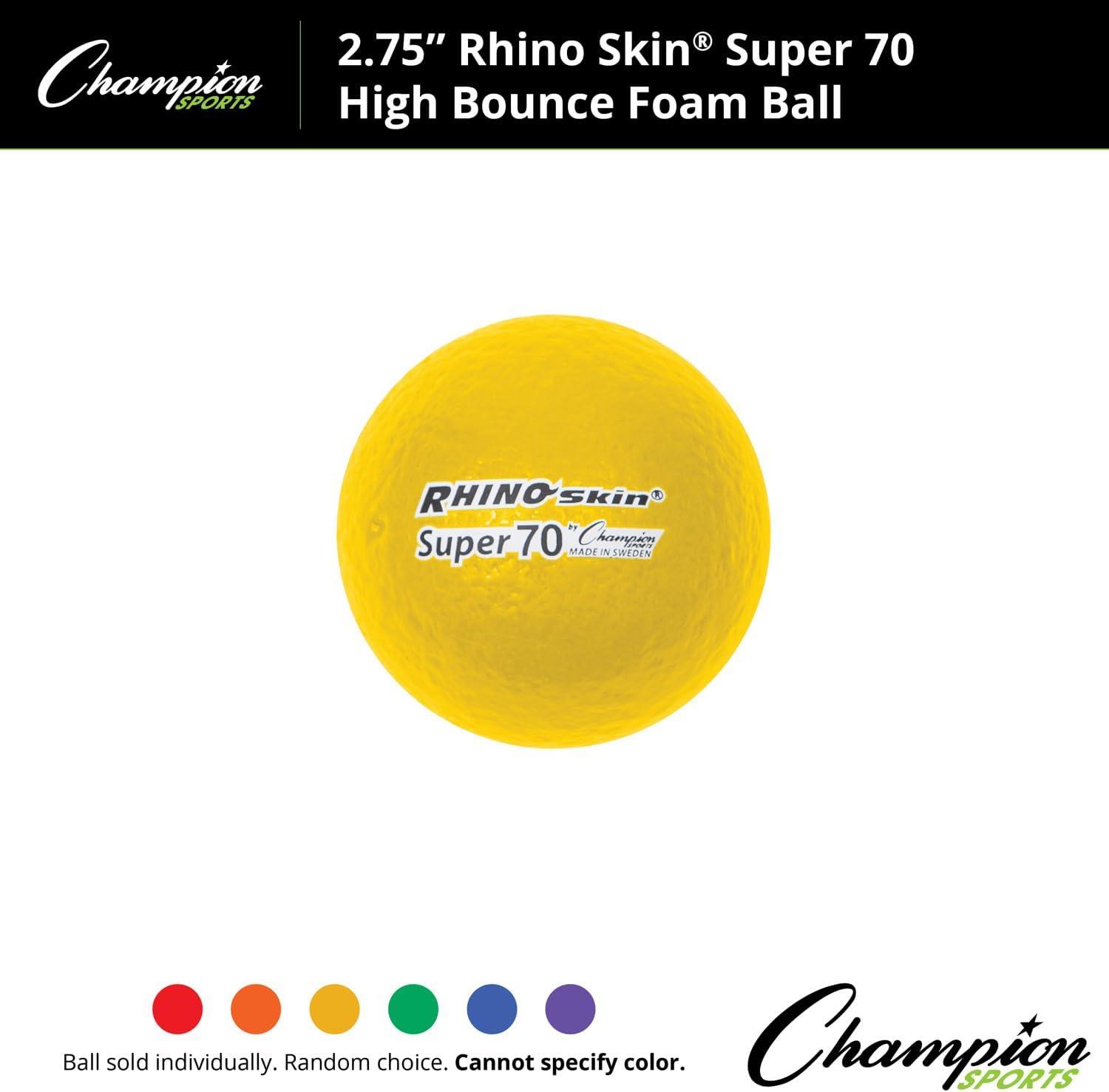 image:imageChampion Sports Rhino Skin Super High Bounce Playground BallsAssorted Colors