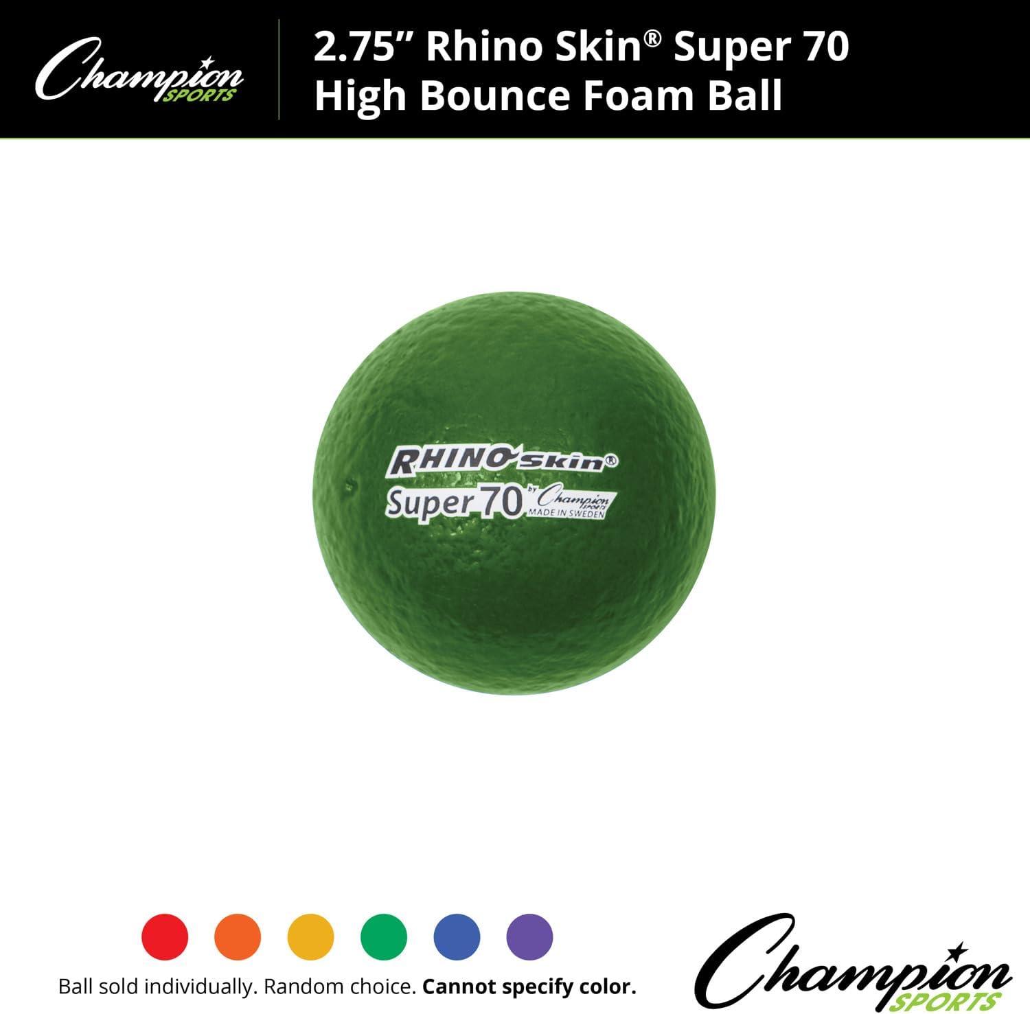 image:imageChampion Sports Rhino Skin Super High Bounce Playground BallsAssorted Colors