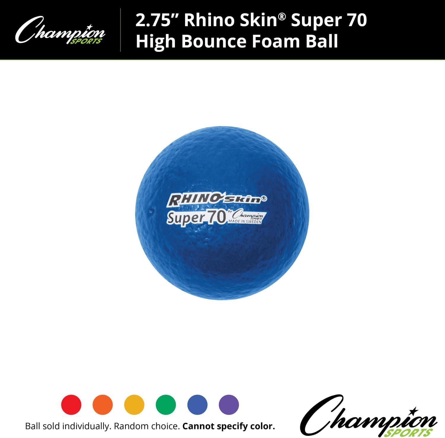 image:imageChampion Sports Rhino Skin Super High Bounce Playground BallsAssorted Colors