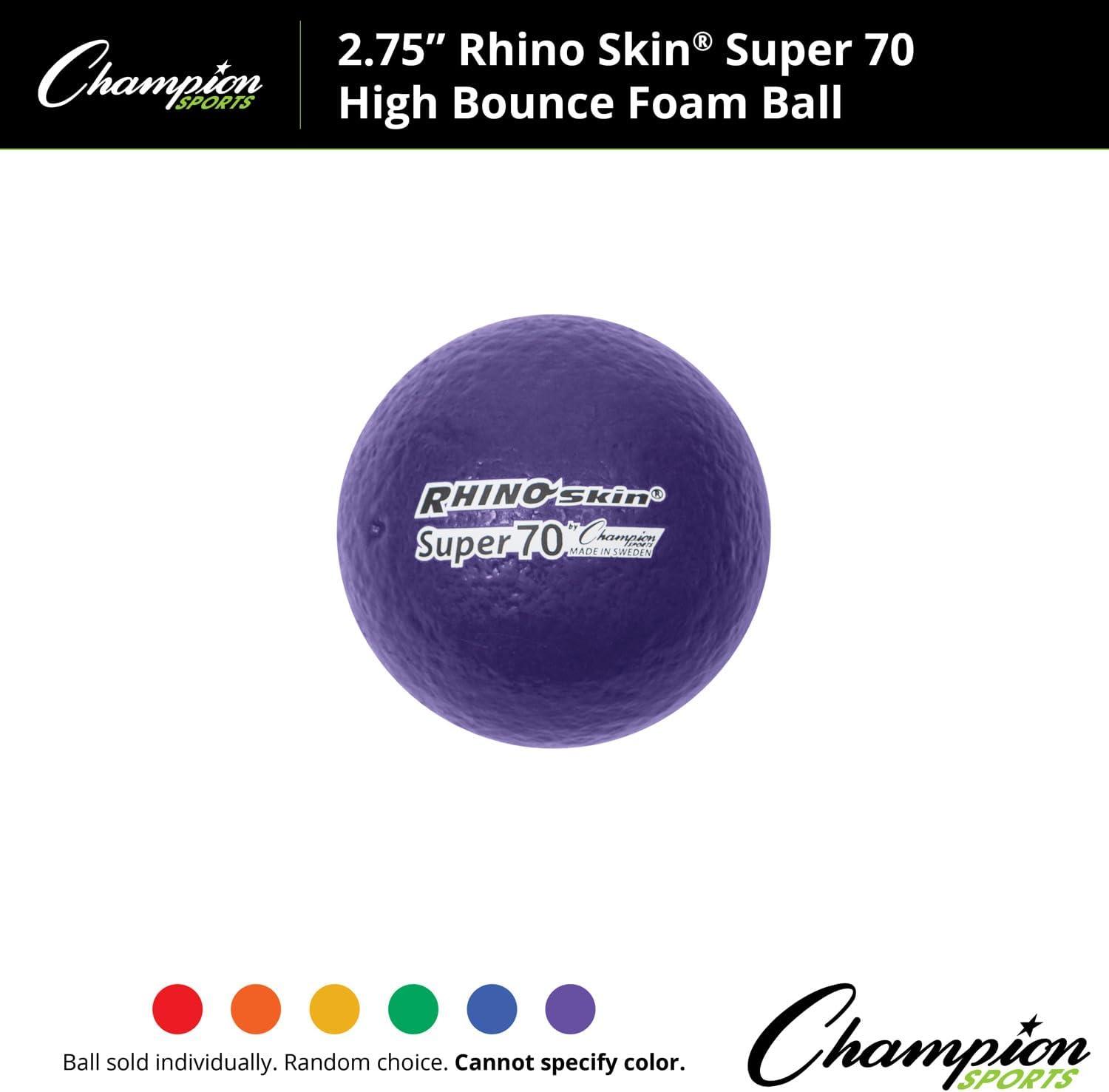 image:imageChampion Sports Rhino Skin Super High Bounce Playground BallsAssorted Colors
