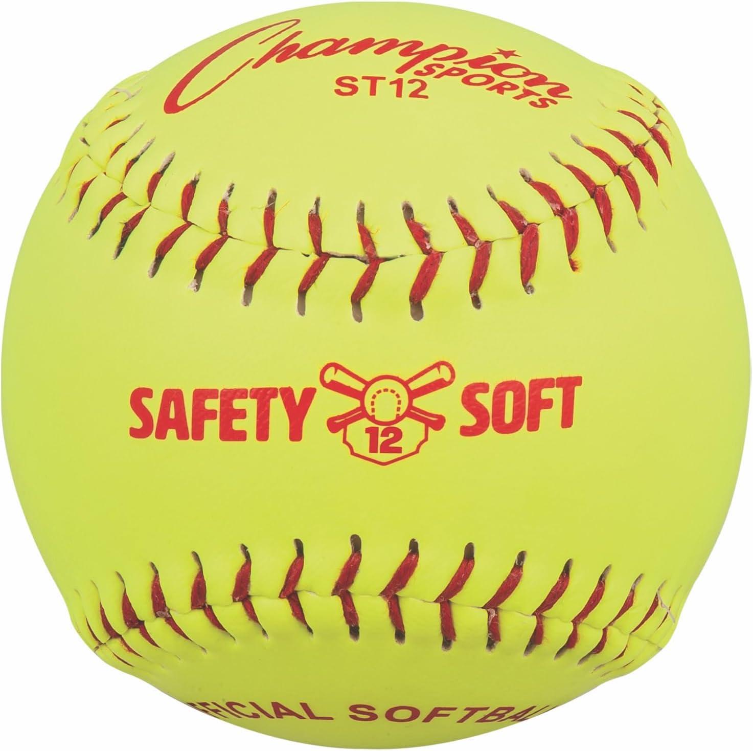 image:imageChampion Sports Saftey SoftballsOptic Yellow