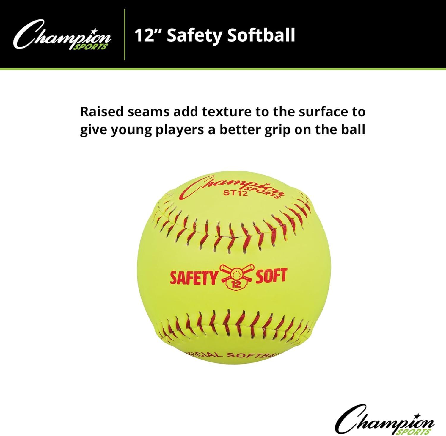 image:imageChampion Sports Saftey SoftballsOptic Yellow