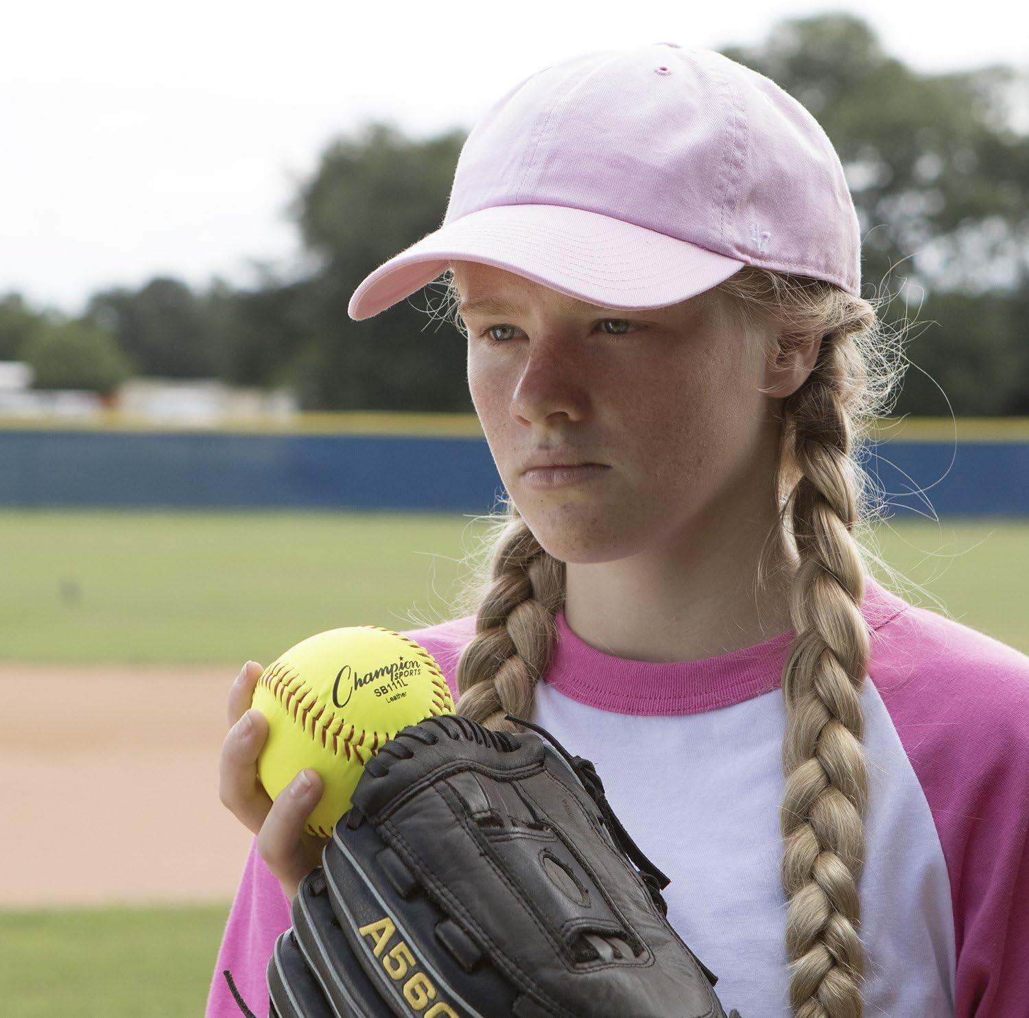 image:imageChampion Sports Softballs  Leather amp Synthetic Softballs for Practice or Game Play Multiple Sizes Cores amp Styles NFHS Approved amp Training Sets AvailableLeather Cork Core Pack of 12