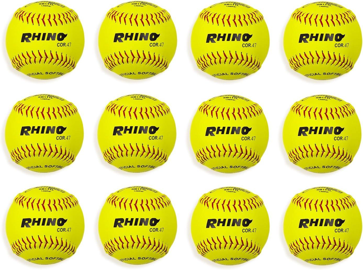 image:imageChampion Sports Softballs  Leather amp Synthetic Softballs for Practice or Game Play Multiple Sizes Cores amp Styles NFHS Approved amp Training Sets AvailableLeather Cork Core Pack of 12