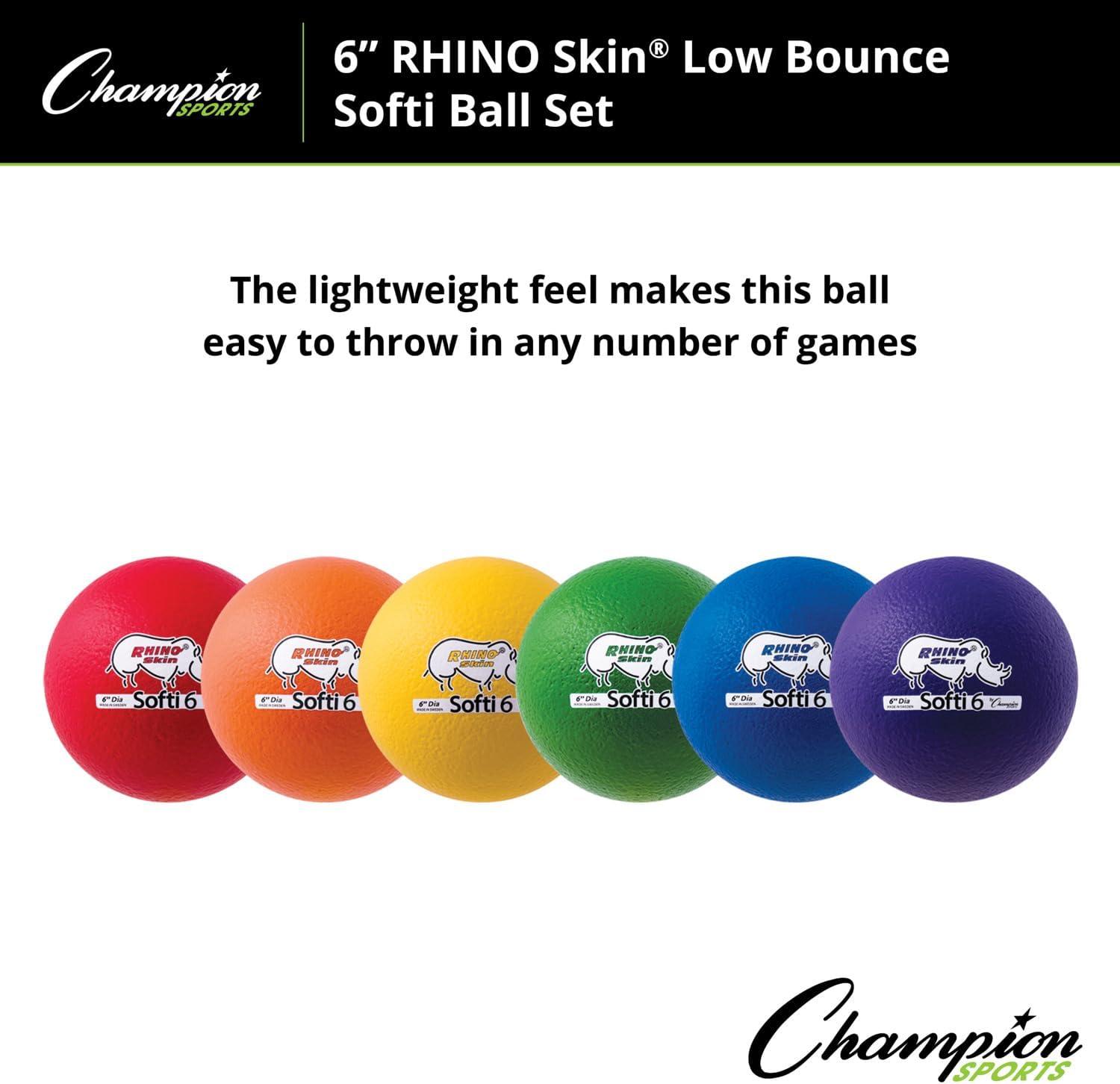 image:imageChampion Sports Special Rhino Skin Foam Ball Set 6 Inch