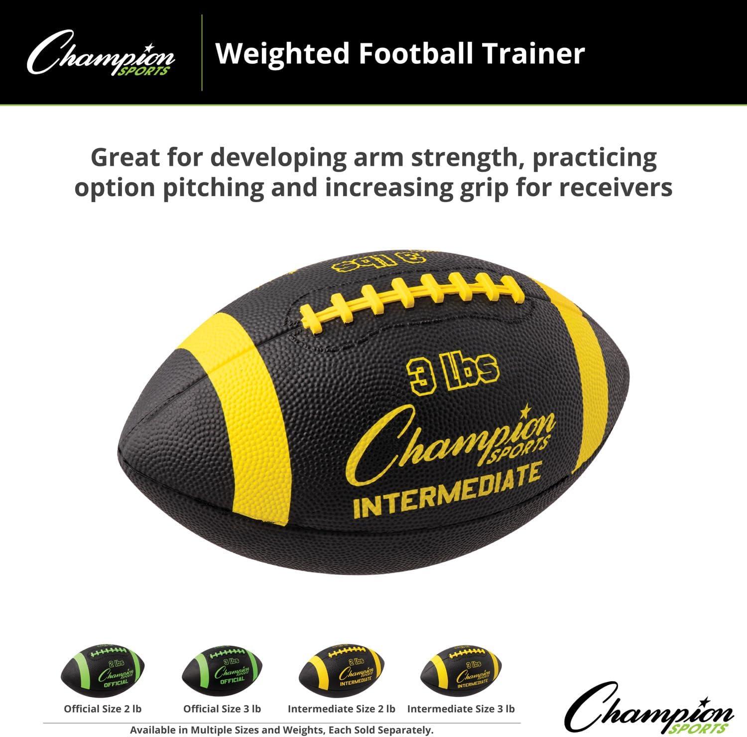 image:imageChampion Sports Weighted FootballBlueYellow