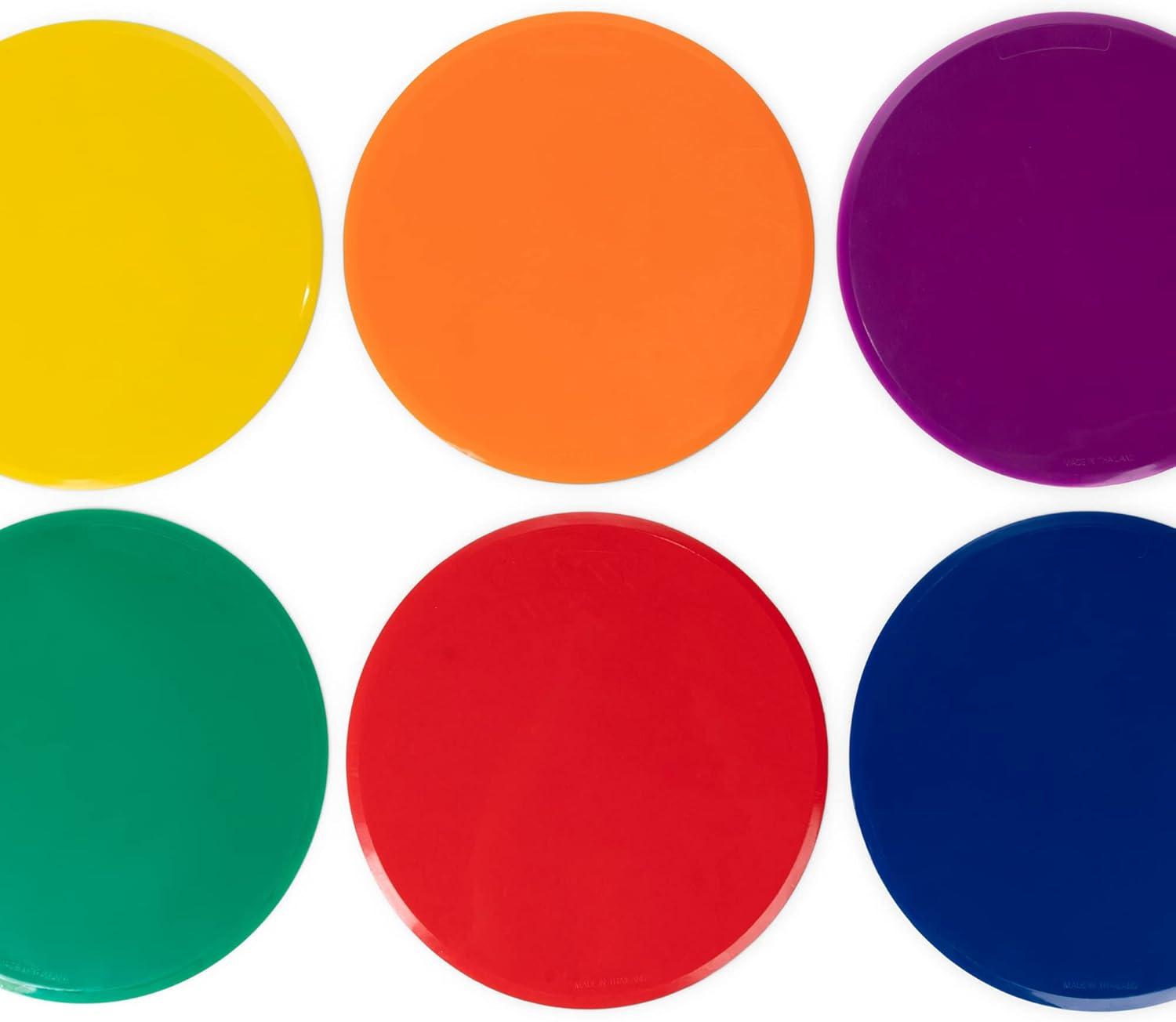 image:imageChampion Sports XLMSPSET Poly Spot Markers for Sports Activities and Social Distancing  12inch Set of 6  Multicolor6 Count Pack of 1