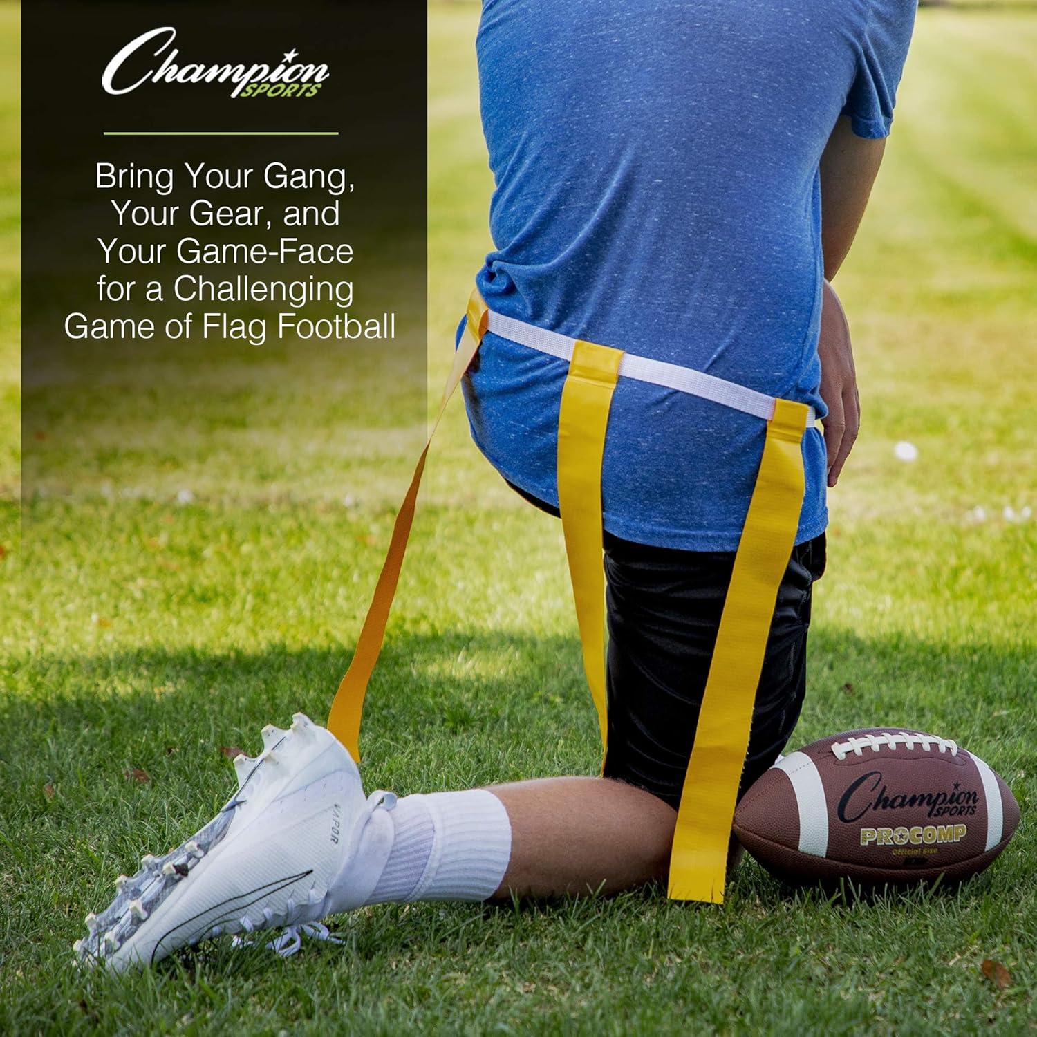 image:imageChampion Sports unisexadult Quick Release Triple Flag Football SetMultiple Colors