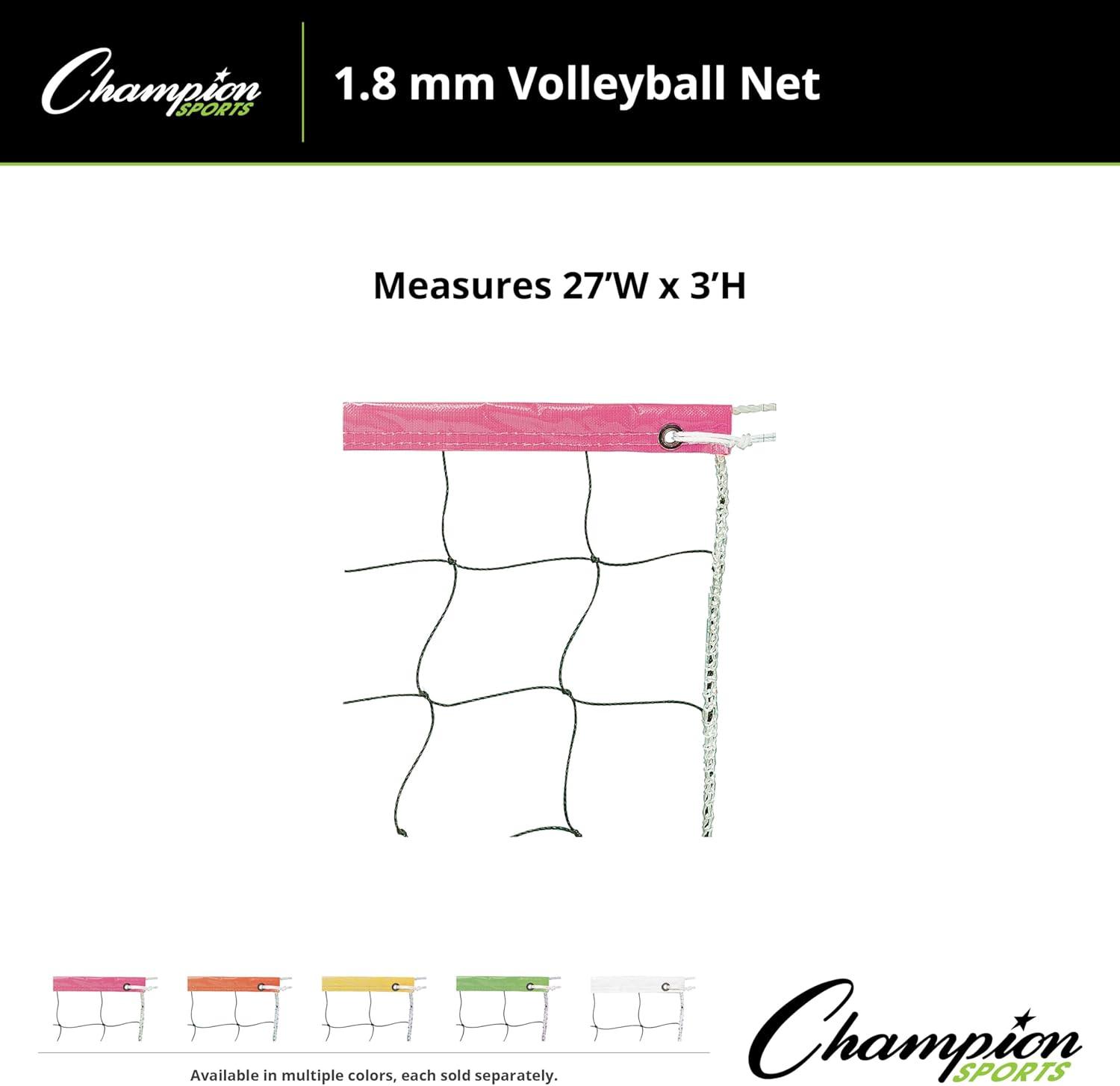 image:imageChampion SportsVolleyball NetsNeon Pink