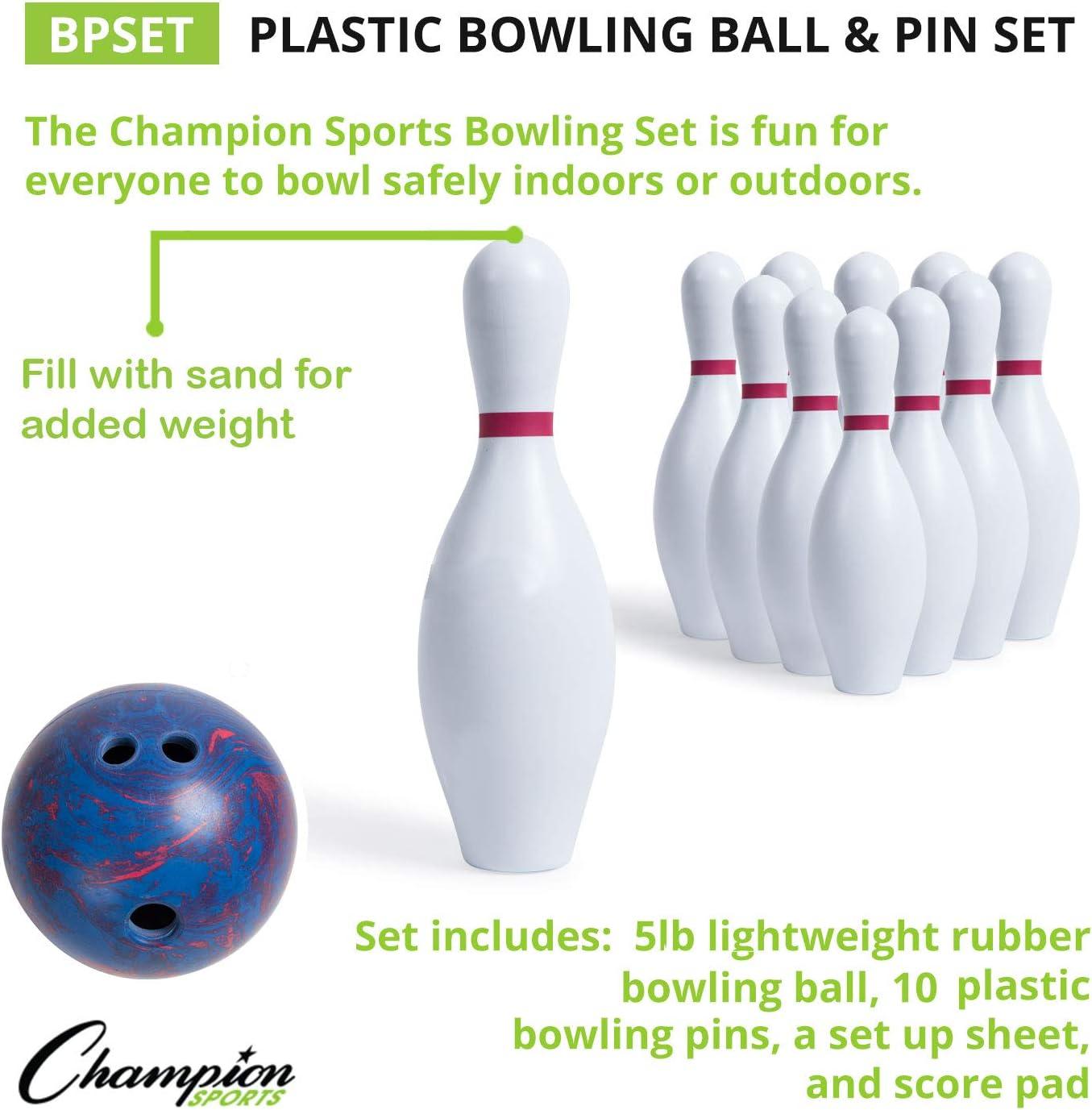 image:imageChampion SportsWeighted Foam Bowling Pin SetWhite