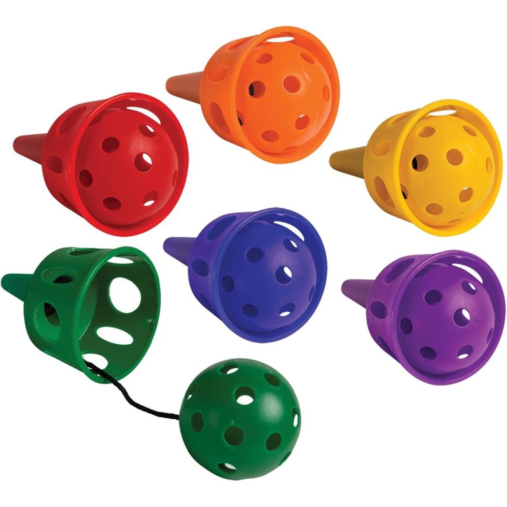 image:imageChampion Sports Catch A Ball Set Classic for All Ages Outdoor Party Game for Lawn Camping amp Beach 6 Assorted Colors