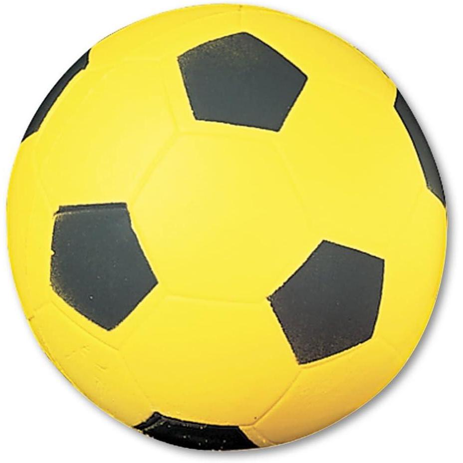 image:imageChampion Sports Coated High Density Foam Soccer Ball Yellow Black 44 Pack of 12