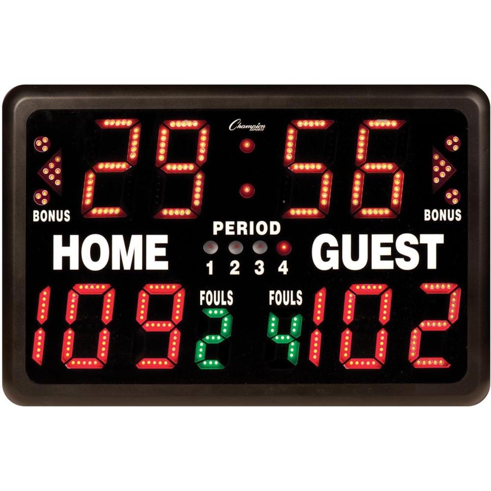 image:imageChampion Sports Electronic Scoreboard MultiSport Tabletop Indoor 24 L x 16 H x 10 D Black Model T90