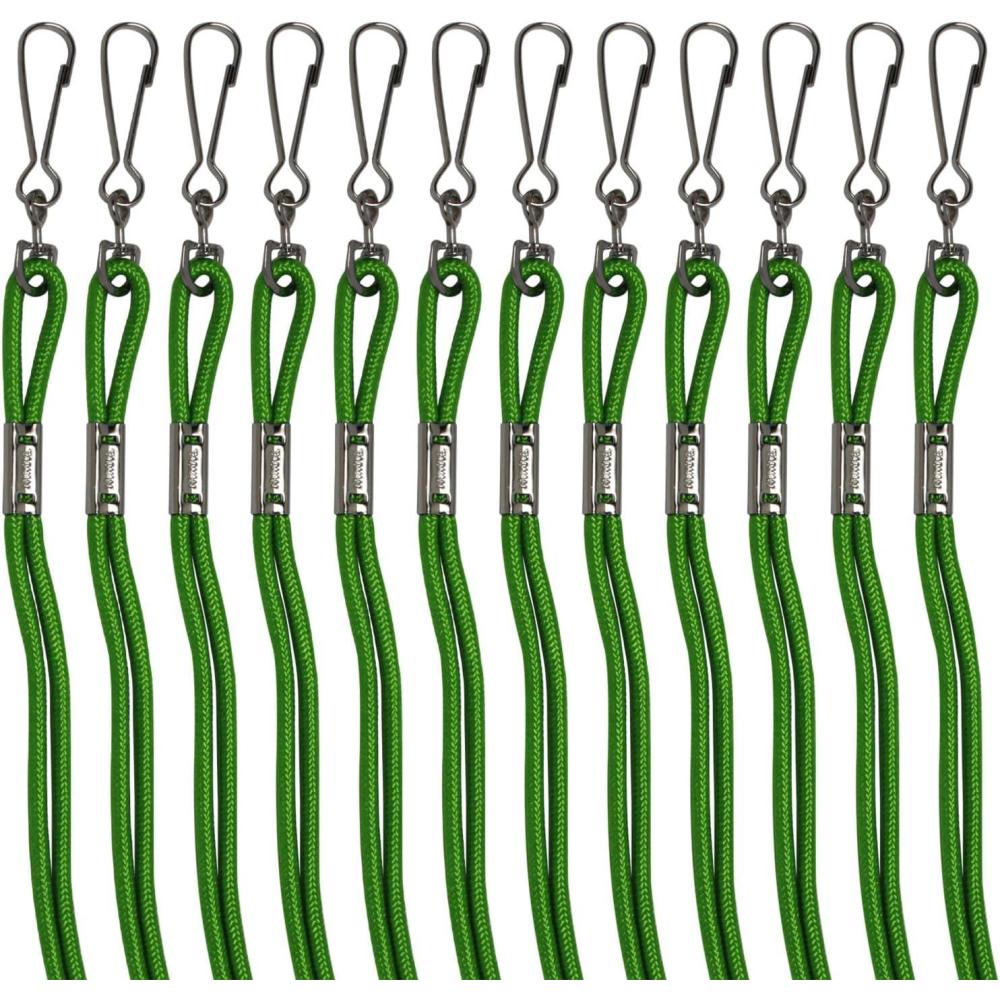 image:imageChampion Sports Heavy Nylon Lanyards Green 1 dozen