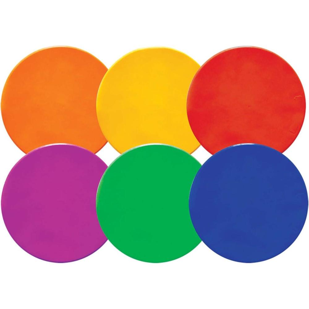 image:imageChampion Sports MSPSET Poly Spot Markers for Sports Activities and Social Distancing 10inch Set of 6 Multicolor