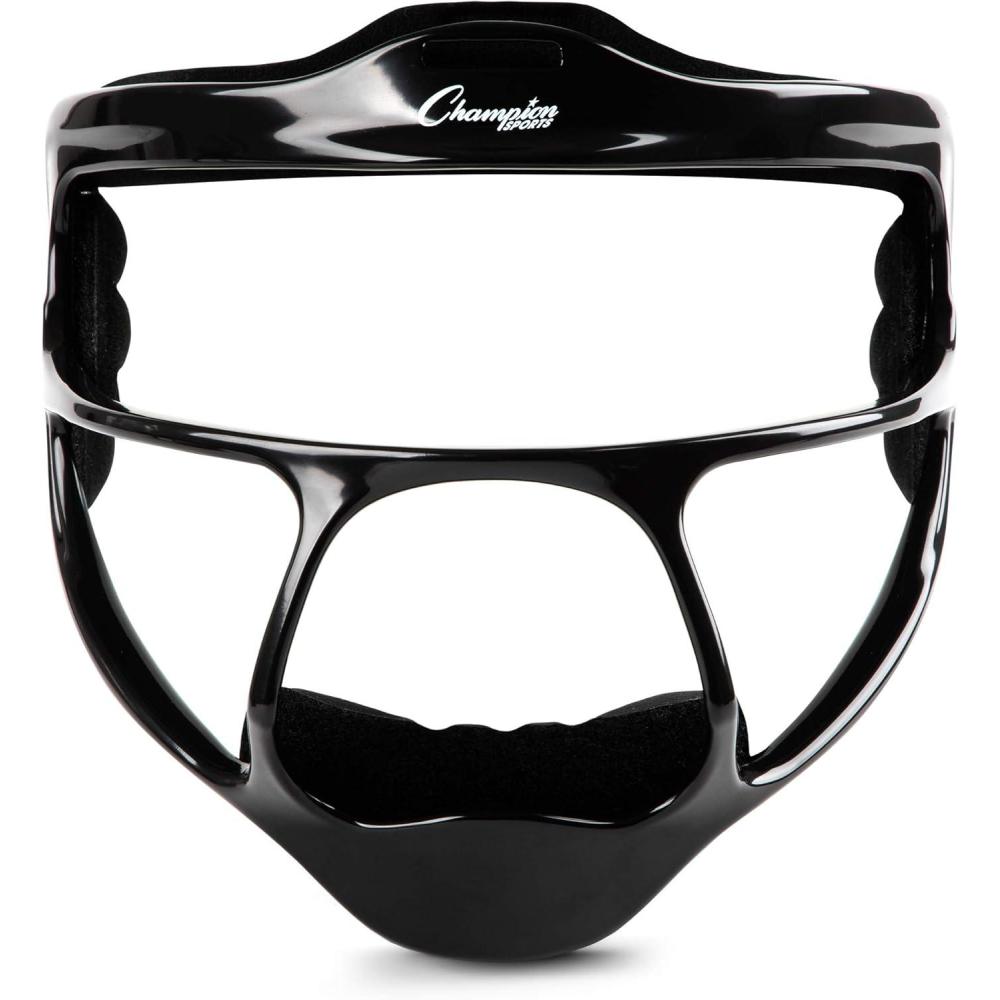image:imageChampion Sports Magnesium Softball Face Mask Lightweight Masks for Youth Durable Head Guards Premium Sports Accessories for Indoors and OutdoorsBlack