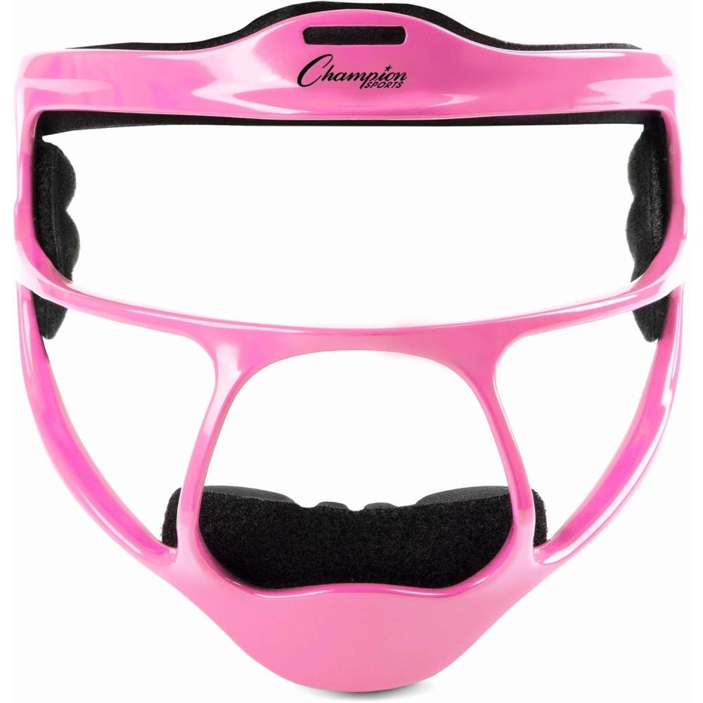 image:imageChampion Sports Magnesium Softball Face Mask Lightweight Masks for Youth Durable Head Guards Premium Sports Accessories for Indoors and OutdoorsPink