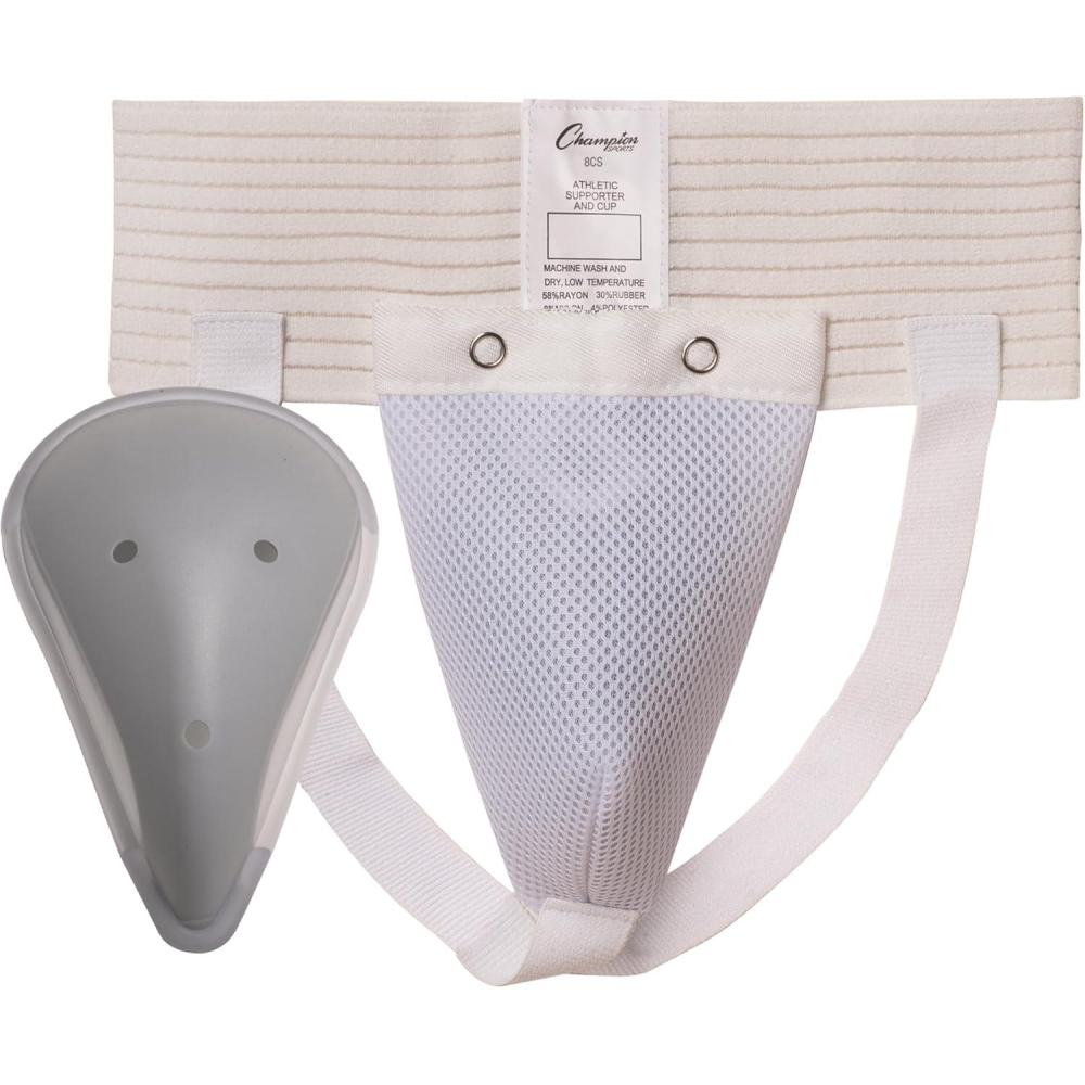 image:imageChampion Sports Mens Cup and Athletic SupporterWhite 25 Inch