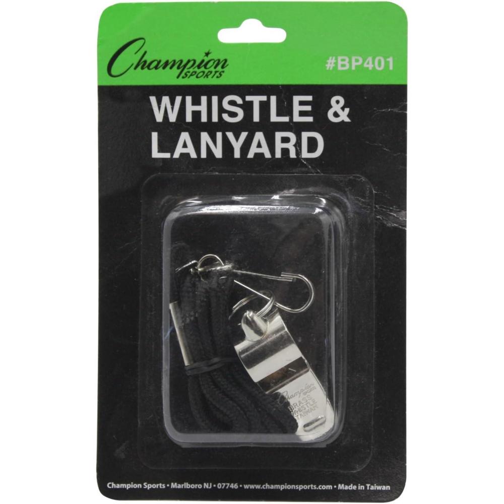 image:imageChampion Sports Metal Whistle with Lanyard 12 Pack
