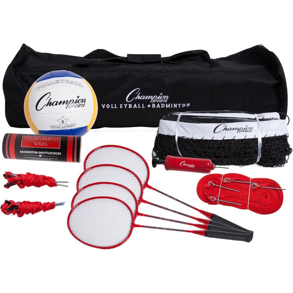 image:imageChampion Sports Outdoor Badminton SetDeluxe Combination Set