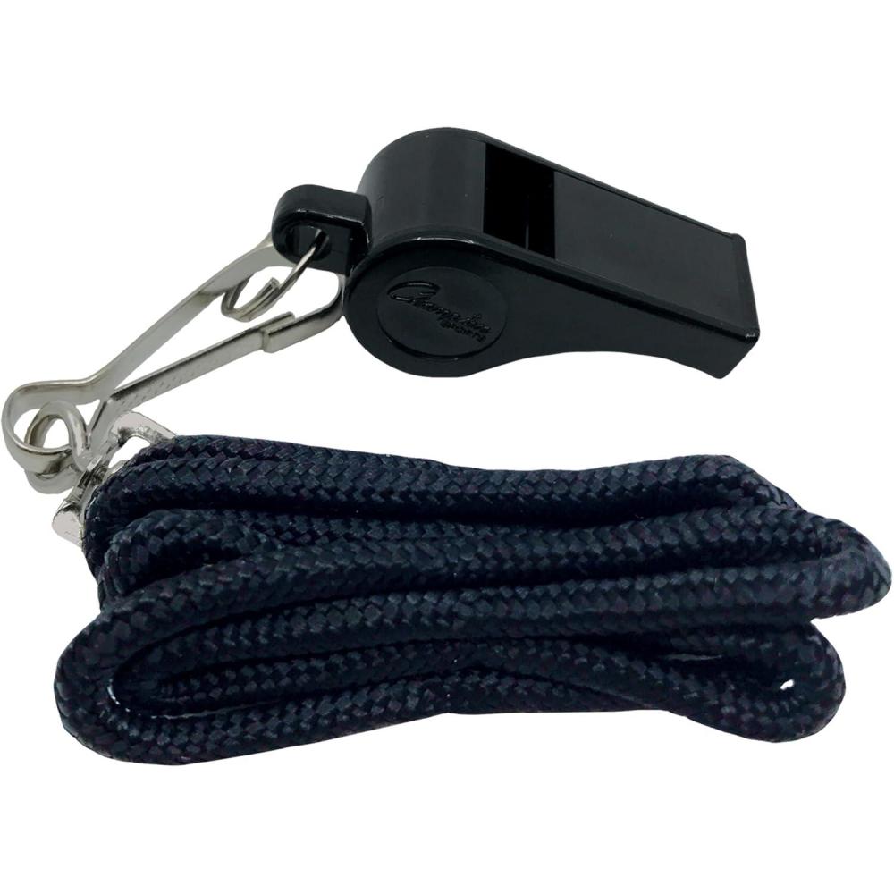 image:imageChampion Sports Plastic Whistle with Lanyard 12 Pack