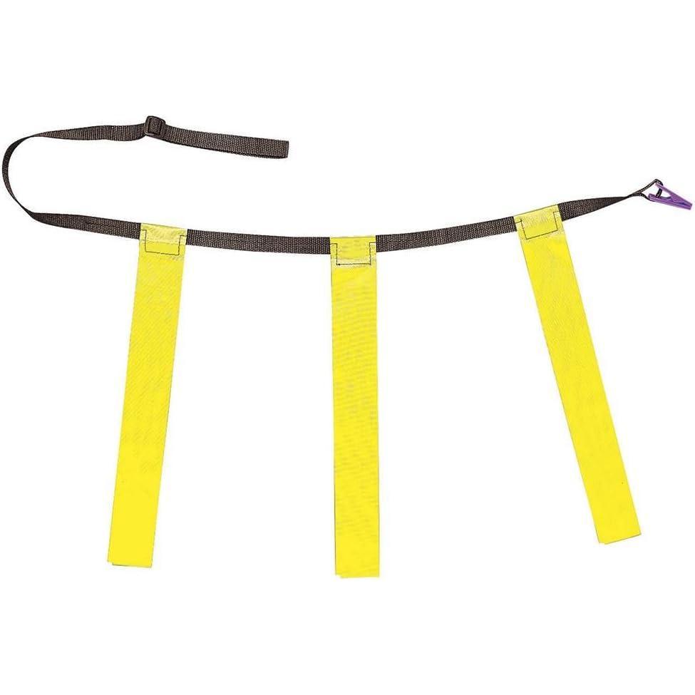 image:imageChampion Sports Quick Release Triple Flag Football Set XLarge Gray Belt 4050 Yellow Flags