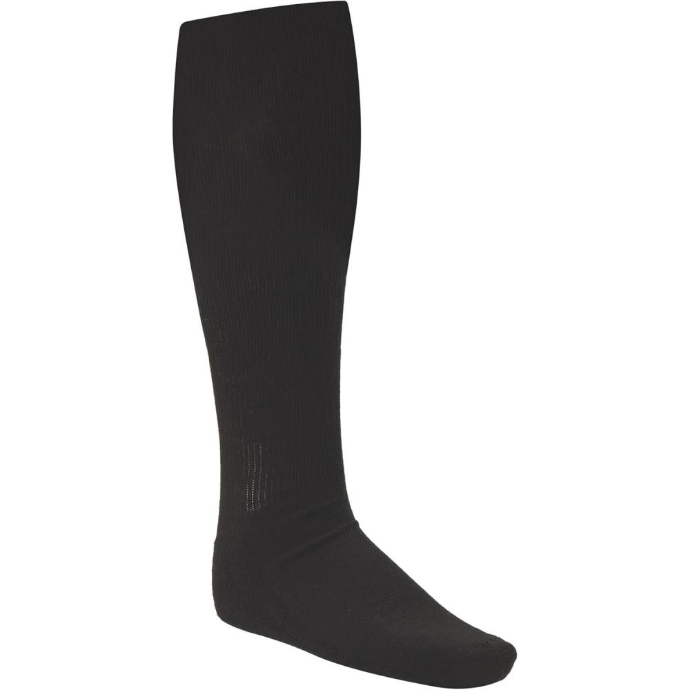image:imageChampion Sports Rhino All Sport Socks Machine Washable Sport Sock for Baseball Football Soccer Cushioned Tube Sock StayinPlace Fit Size Large 1013 Black