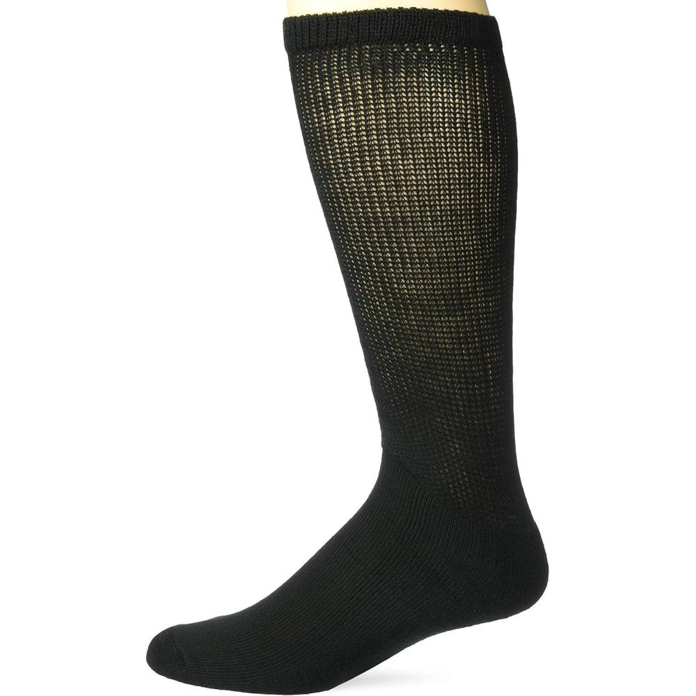 image:imageChampion Sports Rhino All Sport Socks Machine Washable Sport Sock for Baseball Football Soccer Cushioned Tube Sock StayinPlace Fit Size Medium 8510 Black