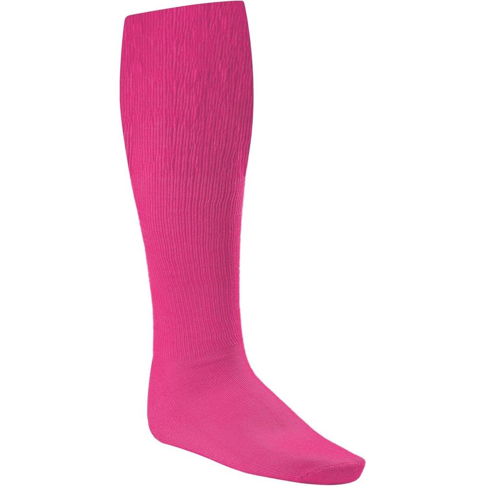 image:imageChampion Sports Rhino All Sport Socks  Machine Washable Sport Sock  for Baseball Football Soccer  Cushioned Tube Sock  StayinPlace Fit  Size Medium 8510  Neon Pink