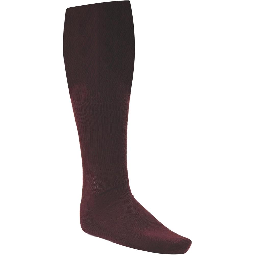 image:imageChampion Sports Rhino All Sport Socks Machine Washable Sport Sock for Baseball Football Soccer Cushioned Tube SockMaroon