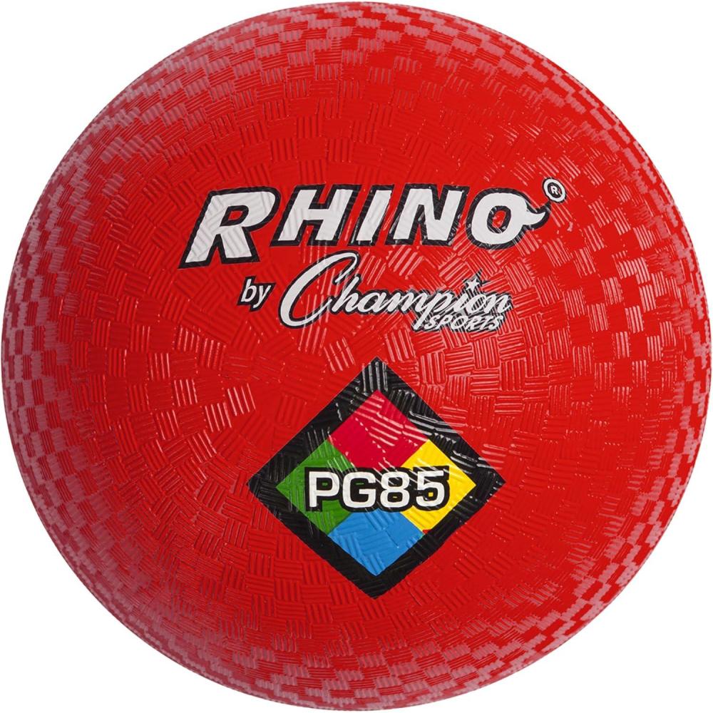 image:imageChampion Sports Rhino Playground Balls 85 D Two Ply Nylon Wound Red Set of 1 Ball