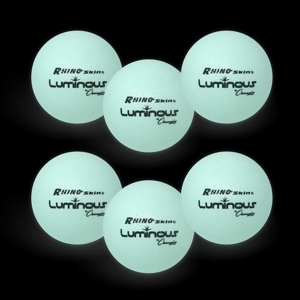 image:imageChampion Sports Rhino Skin Luminous Dodgeball SetLuminous Glowindark