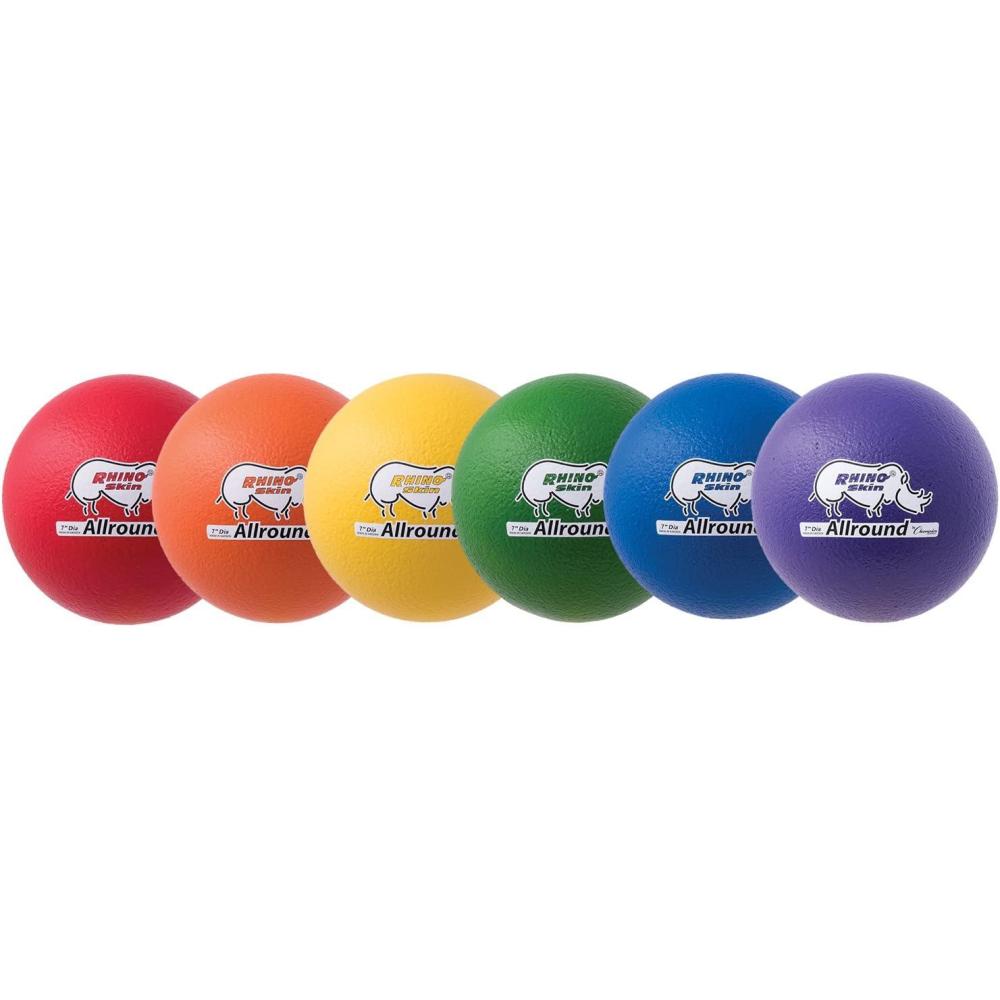 image:imageChampion Sports Rhino Skin Medium Bounce Dodgeballs7 Set of 6 Assorted