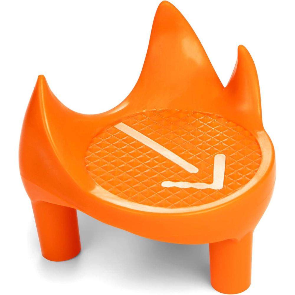 image:imageChampion Sports Sidewinder Football Kicking Tee  2 Double Rubber Construction  High Visibility Orange Extra Elevation