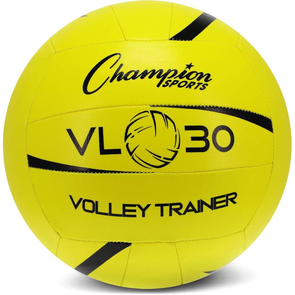 image:imageChampion Sports Training Volleyball Indoor and Outdoor with Soft HandSewn Nylon Panels Multiple StylesSize 10 20 Lighter