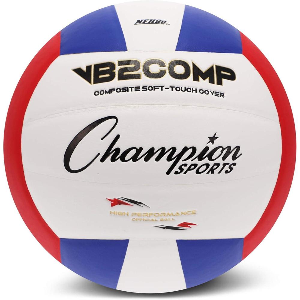 image:imageChampion Sports VB Official Composite Synthetic Leather Game Volleyball  Multiple ColorsRedBlueWhite