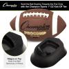 Champion Sports 1″ Ground Zero® Kickoff Tee – Official NFL® Football Kicking Tee for Accurate Kickoffs & Field Goals, Textured Top for Secure Ball Grip, Black