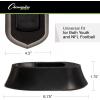 Champion Sports 1″ Ground Zero® Kickoff Tee – Official NFL® Football Kicking Tee for Accurate Kickoffs & Field Goals, Textured Top for Secure Ball Grip, Black