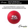Champion Sports 10 Inch Rhino Skin Super Special Foam Ball Set of 6, Assorted(10″ – Red)
