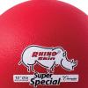Champion Sports 10 Inch Rhino Skin Super Special Foam Ball Set of 6, Assorted(10″ – Red)