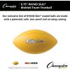 Champion Sports 10.5 Inch Rhino Skin Molded Foam Football, Yellow