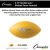 Champion Sports 10.5 Inch Rhino Skin Molded Foam Football, Yellow