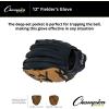 Champion Sports 11″ Physical Ed. Glove – Soft Leather Front and Nylon Mesh Back for Comfort Grip | Adjustable Strap with Velcro® Closure | Double Bar Open Web | Age: Elementary | Right-Handed Glove
